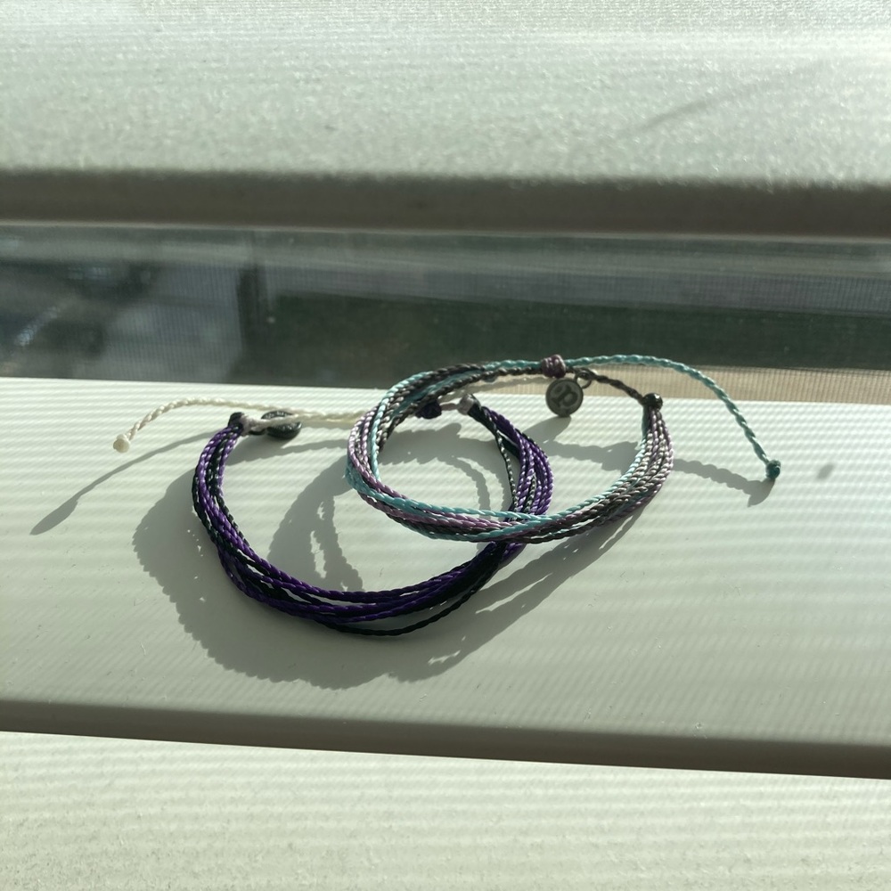 TWO puravida bracelets💜
